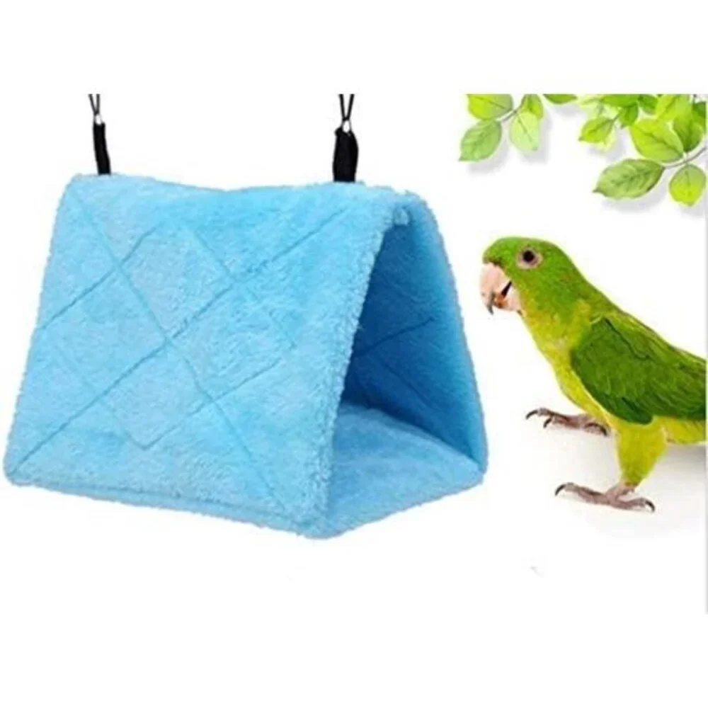 2 Pack Warm Bird Nest House Bed Hanging Hammock Sleeping Bed Plush Hanging